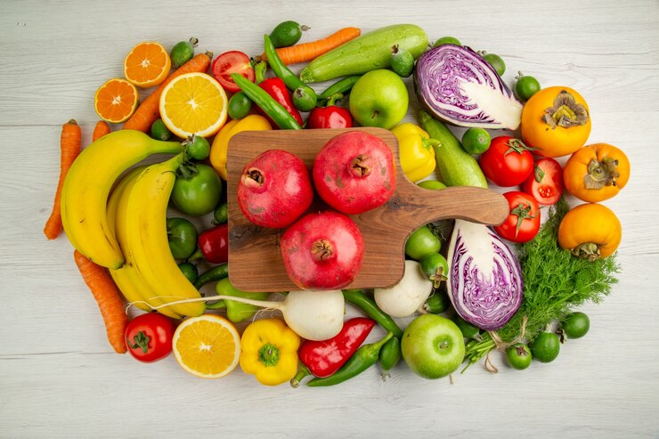 frutas, verduras y vegetales